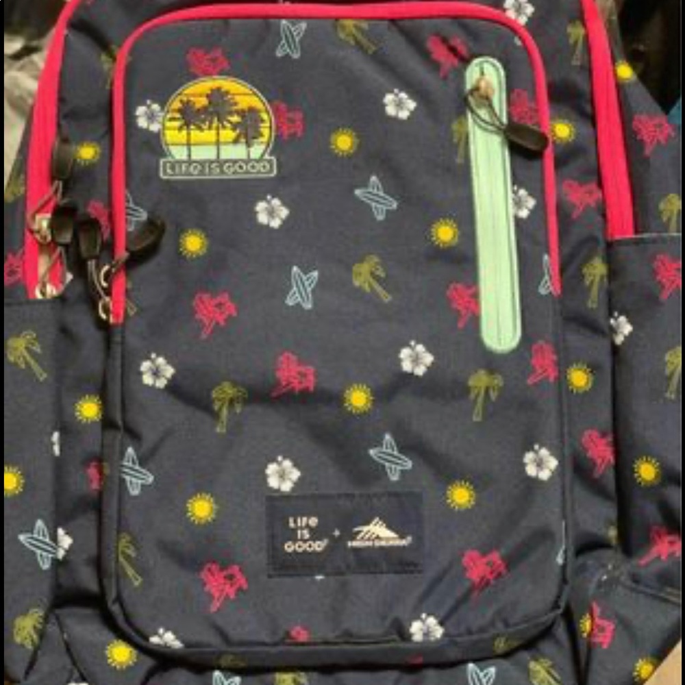 NWT High Sierra - Life Is Good Backpack